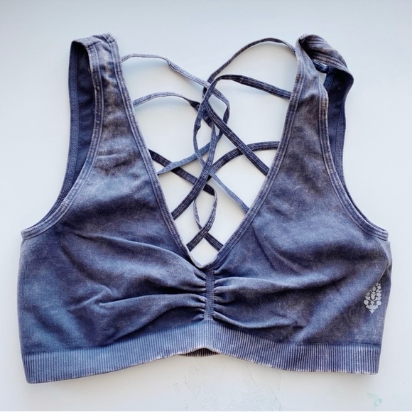 FP MOVEMENT Shanti Strappy Sports Bra In Faded Grape - Picture 2 of 11